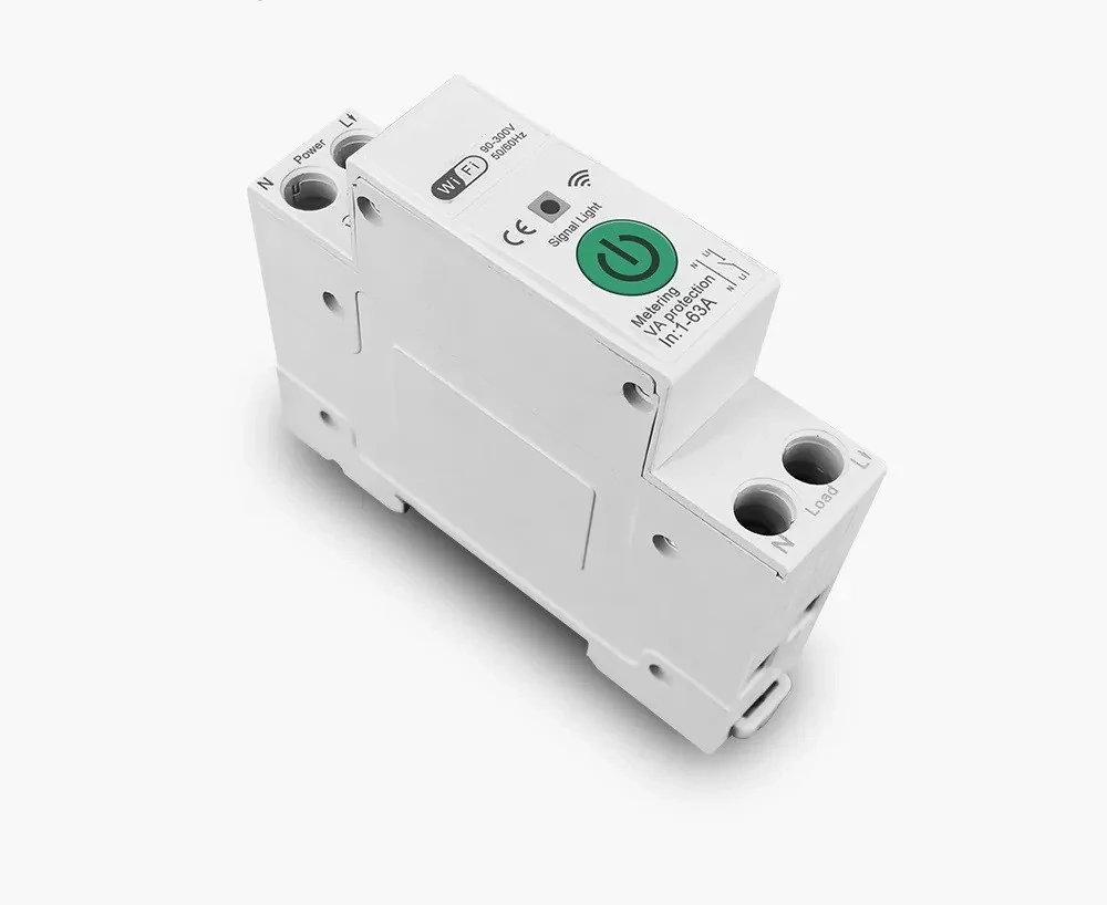 NEO Smart elektronický jistič jednofázový 1-63A, měření spotřeby, WiFi