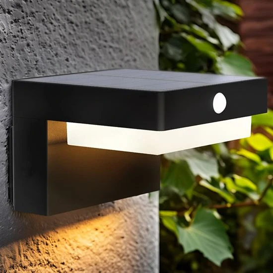 LED solární nástěnné osvětlení Palermo, 5W, 400lm, 3000K