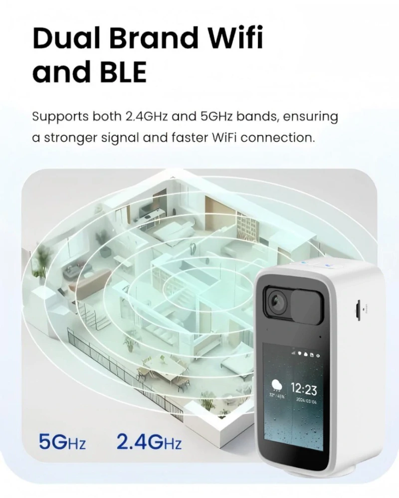 Smart vnitřní kamera Immax NEO LITE, 355°, WiFi 2,4 a 5GHz, 4MP, LCD