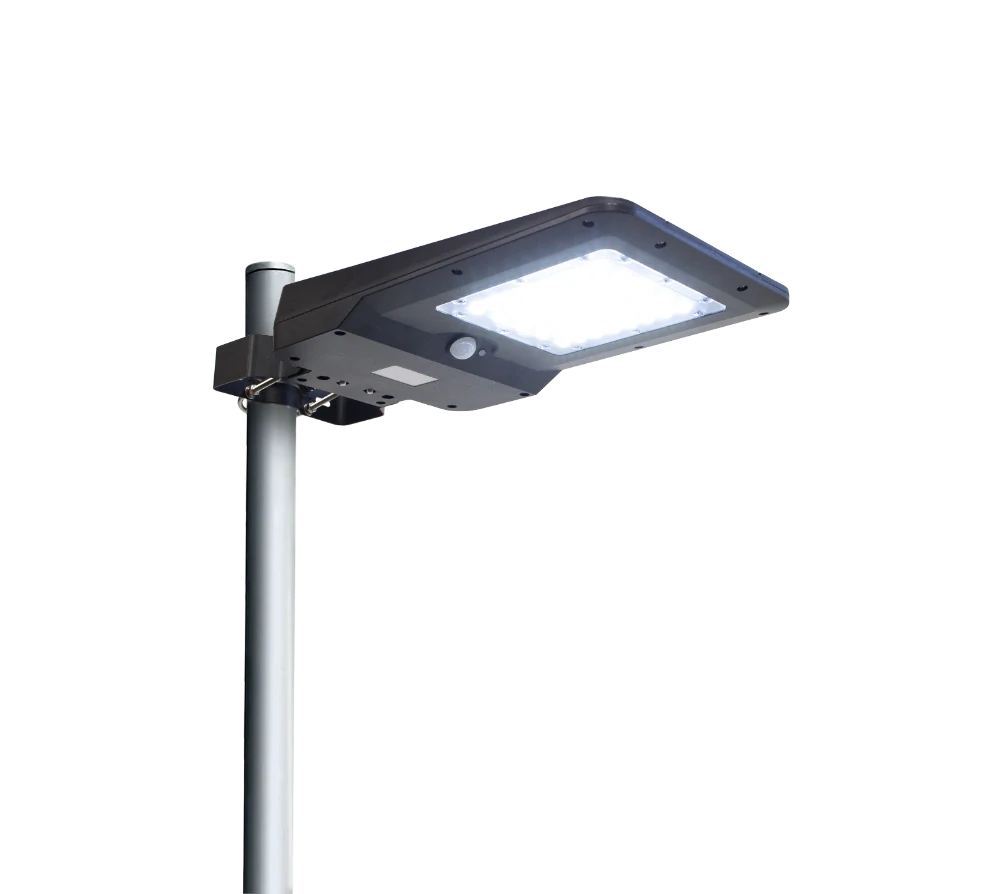 LED LEVANTE solární svítidlo nástěnné a na sloup 15W 4000K IP65 se senzorem pohybu a denního světla