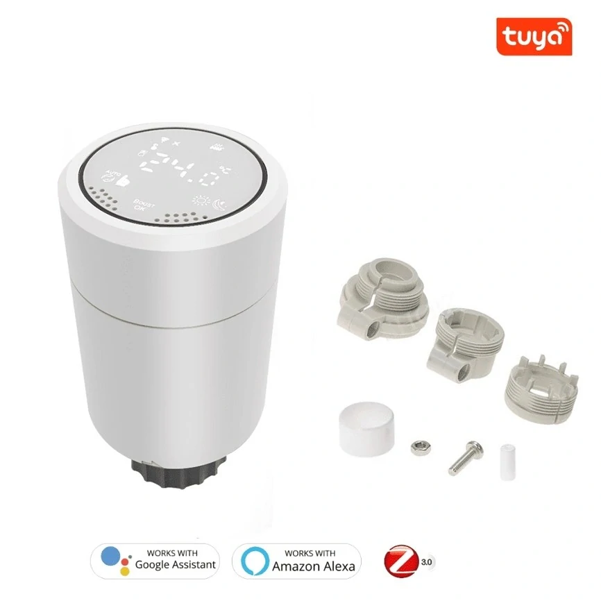 3x NEO Smart Termostatická hlavice Zigbee