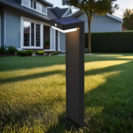 LED solární sloupkové osvětlení Palermo, 5W, 400lm, 3000K