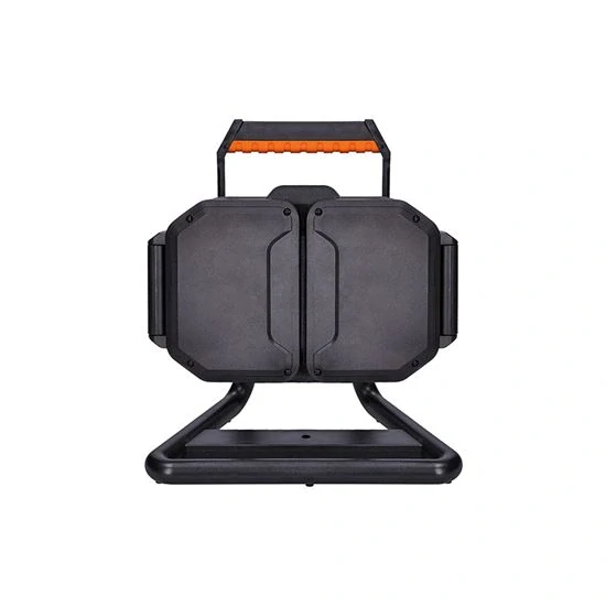 LED reflektor 50W, přenosný, nabíjecí, 5000lm, oranžovo-černý