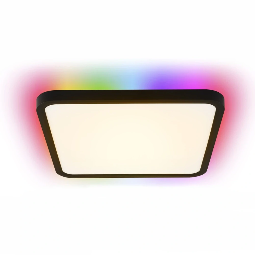 NEO LITE TUDO Smart stropní svítidlo RGB podsvícení 40cm 50W Tuya WiFi  Beacon černá