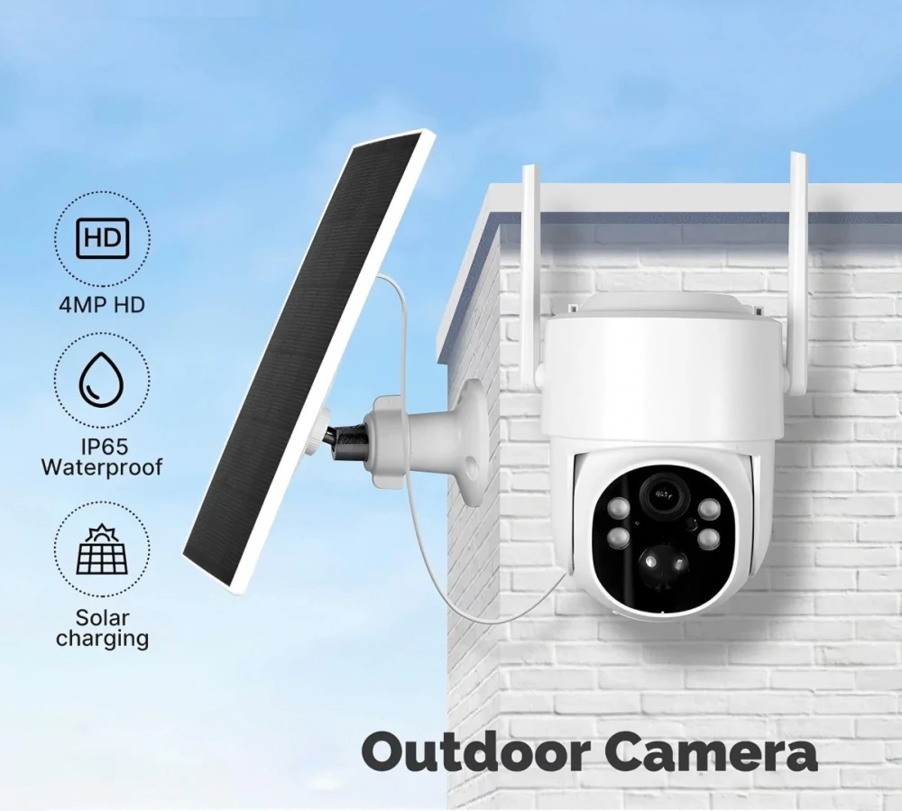 Smart Security venkovní kamera Solar Sentry v2 WiFi, P/T, HD, PIR, 4MP
