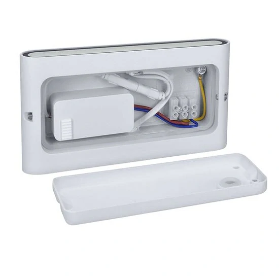 LED venkovní nástěnné osvětlení Modena, 12W, 680lm, 120°, bílá