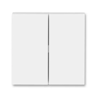 Kryt spínače dvojitý, Bílý, LEVIT