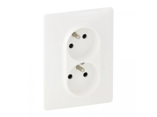 VALL BÍLÁ DVOJZÁSUV. 2X2P+T CL