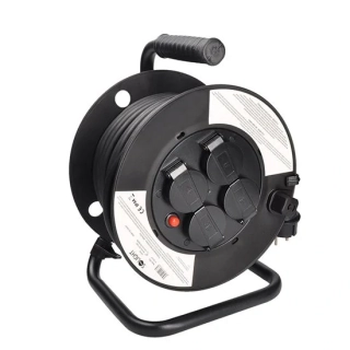 4z prodlužovací přívod - na bubnu, venkovní, 25m